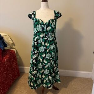 Anthropologie floral dress